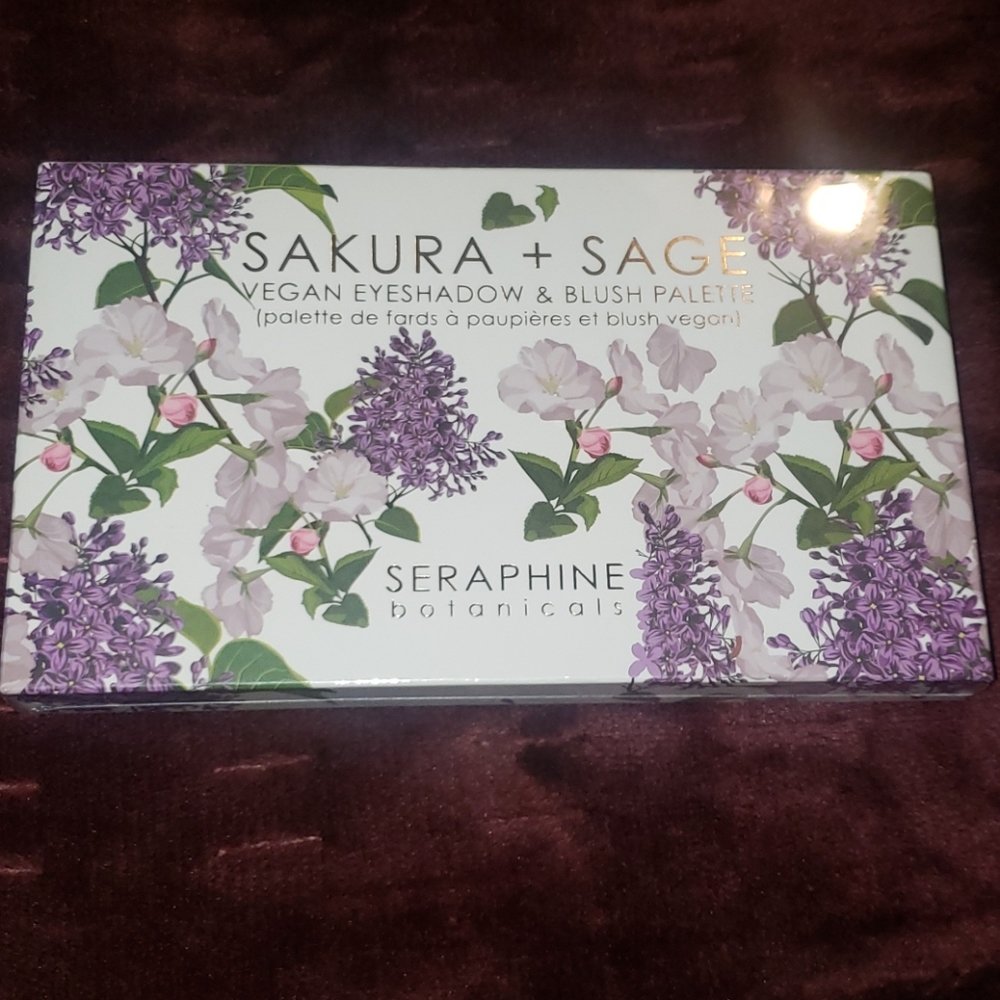 Sakura + Sage Vegan Eyeshadow & Blush Palette
